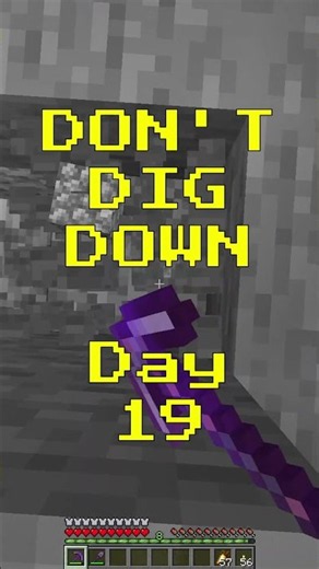 Don't Dig Down - Day 19 #minecraft