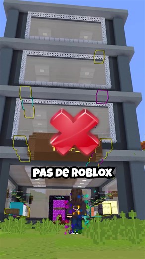 Le downfall infini dans Minecraft et Roblox