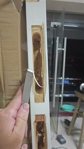 Handcrafted wood chisel from stainless steel bar, very practical