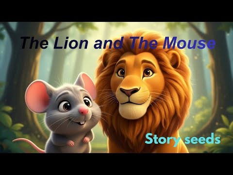 The Lion and the Mouse 🦁🐭 | Aesop’s Fables for Kids | Calm lesson