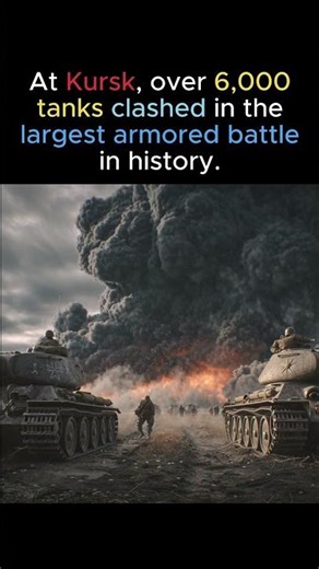 Kursk 1943: The Largest Tank Clash in History