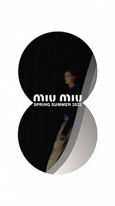 Miu Miu on Instagram: "Highlights from #MiuMiuSS22 show presented yesterday at Palais d'Iéna in Paris. A reaction to and reflection of reality, an economy, a freshness found in iterations of eternal, universal garments. An exercise in referencing and researching reality, using the existing to create the new. Discover more via link in bio. #PFW #MiuMiu #MiucciaPrada"