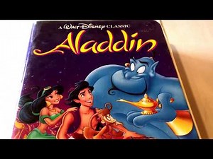 Aladdin * Walt Disney * Animated Cartoon * VHS Movie Collection