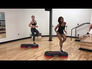 60 Minute INTENSE Basic Step & Standing Core | Step Fit with Bronwyn