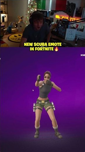NEW scuba emote in Fortnite 🔥