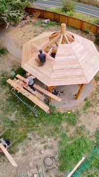 Build & Stain a Gazebo 🙌