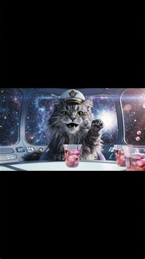 "Wise Space Cat Has Some Wisdom For These Aliens" #comedy #funny #fun #cute #cat #cats #shorts #meme