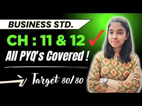 BST Chapter 11 & 12 PYQs Marathon 🔥 | One Shot | Board 2026 | By Kavya Aggarwal 