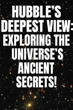 Hubble's Deepest View: Exploring the Universe's Ancient Secrets! ‪@uc_munivekt.98‬