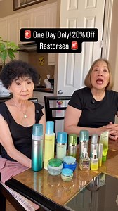 5.6K views · 79 reactions | This Monday, Sept 1st only: take 20% off sitewide at Restorsea. Use code RESTOR20 at checkout. Ends midnight ET- don’t miss out!#Restorsea #CleanBeauty #SkincareSale #OneDayOnly #BeautySavings | Patricia Pao | Facebook