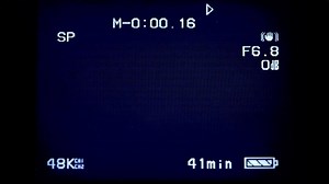 Retro Hi8 Camcorder Overlay. Retro vintage 2000's effect