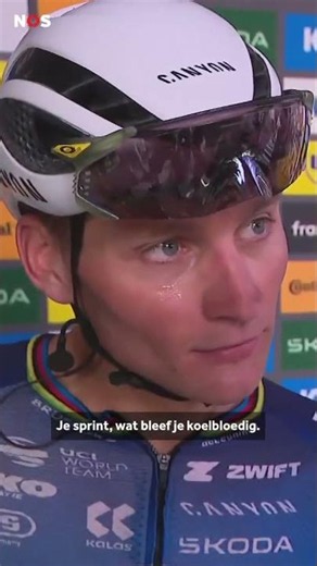 😎🚲 Van der Poel na koelbloedige sprint: 'Misschien wel de lastigste etappe die ik ooit win.'