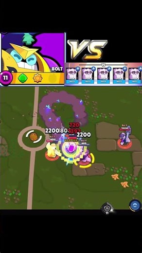 Bolt vs 5 Franks #brawlstars