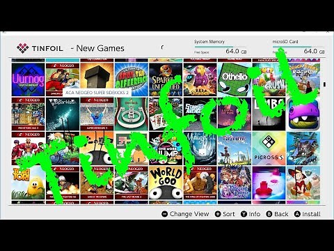 Как установить Тинфоил на Nintendo switch How to install tinfoil Nintendo