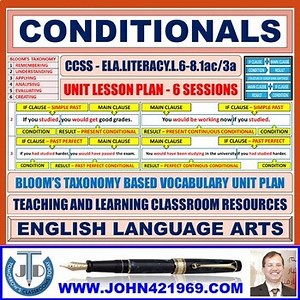 CONDITIONAL SENTENCES: UNIT LESSON PLAN AND RESOURCES