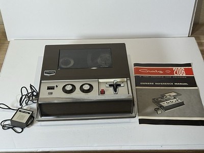 Craig 2106 Portable Reel To Reel Tape Recorder Working w Box & Mic Japan | eBay