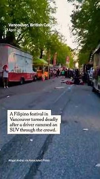Driver Kills 11 at Vancouver Filipino Festival