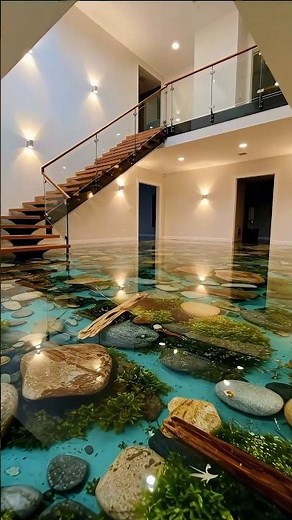 🏞️ 3D Floor of River and Nature