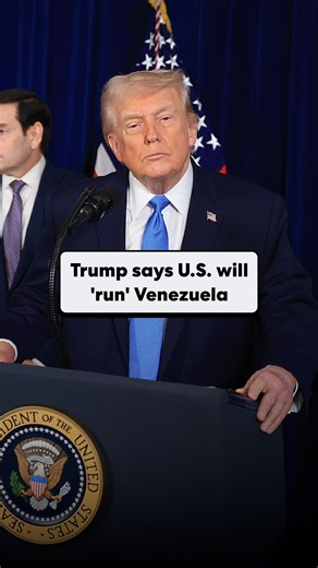 Following the capture of ​Venezuelan President Nicolás Maduro in an overnight operation, President Trump says the United States will temporarily take control of the country and oversee a transition of power. | Yahoo News