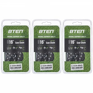 Semi Chisel Chainsaw Chain 16 inch .050 3/8 55DL for McCulloch Stihl 3 Pack 810-CCC2267H