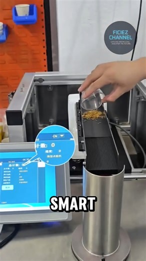 Smart Counting Machine: Tiny Objects, Big Precision ‼️ #technology #innovation #automation