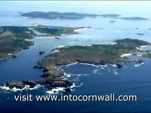 The Isles of Scilly from the air