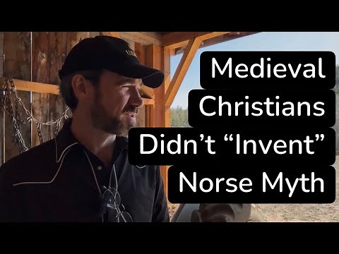 Norse myth was not made up by Christians