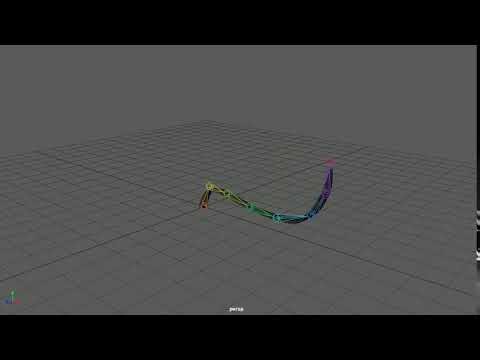Maya seaweed animation