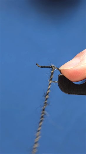 Howie Fischer on Instagram: "Split thread dubbing loop tip! #fish #fishing #flyfishing #flytying"