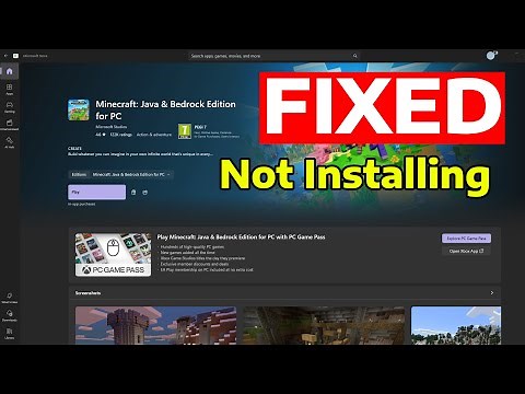 How To Fix Minecraft Java & Bedrock Edition for PC not Installing or Updating (2025)