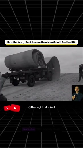 1950s Military Truck That Rolled Out Its Own Road