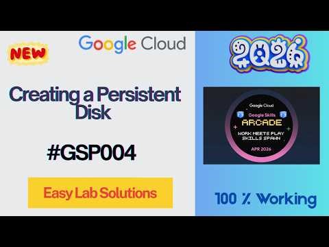 Creating a Persistent Disk | #GSP004 #qwiklabs #googlecloud