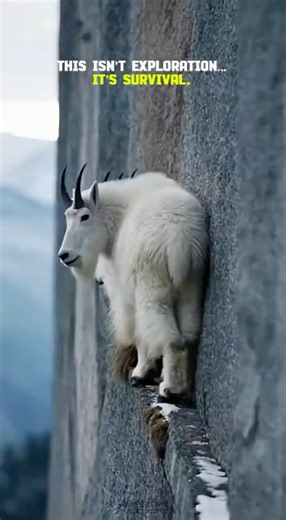 The Cliff That Keeps Them Alive | The Vertical World of Survival #animals #documentary #extreme