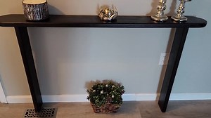 Narrow Console Table, Sofa Table, Entryway Table, Solid Wood Entry Table, Narrow Hallway Table, Handcrafted Entry Table, Handcrafted Table - Etsy