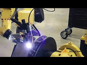 Robotic TIG welding of aluminium parts and stainless steel boxes