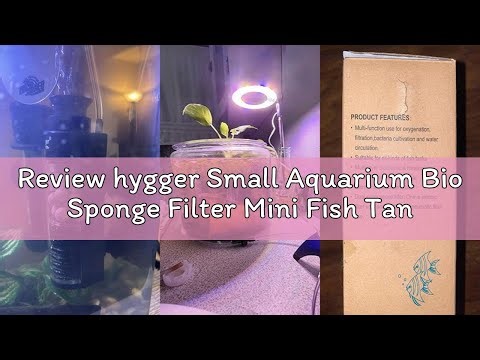 Review hygger Small Aquarium Bio Sponge Filter Mini Fish Tank Filter for Breeding Fry Betta Shrimp T