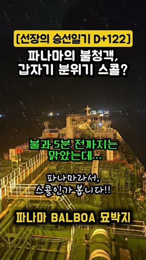 [Captain's Log D+122] An Uninvited Guest in Panama: A Sudden Squall? ⚓️ #shorts