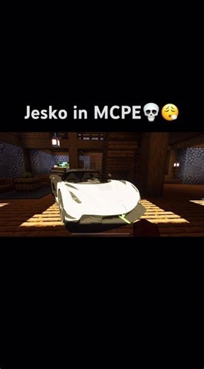 Koenigsegg in Minecraft pe😮‍💨 #minecraft #mcpe