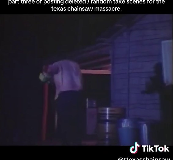 Leatherface's Tantrum Outside Gas Station