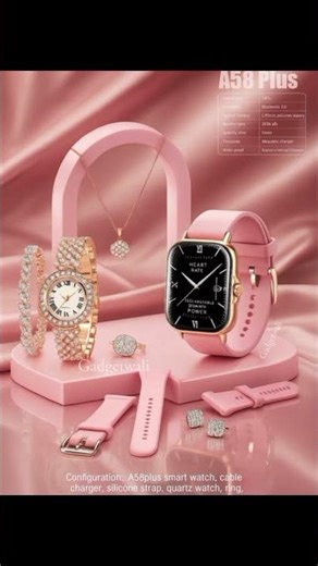 Smart, Stylish The A58 Plus Smart Watch is not just a gadget — it’s your new fashion statement!✨