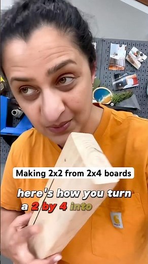How to make your own 2x2 boards from 2x4s. #woodworkingtips #woodworkingprojects