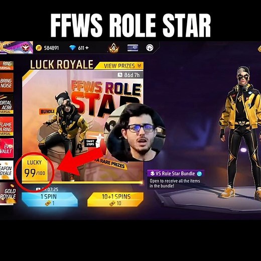 FFWS ROLE STAR in Free Fire | Unbelievable Performance & Insane Skills! 🔥or