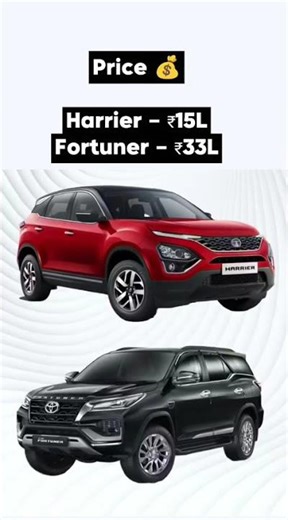 Fortuner vs Harrier 😳 Is Fortuner Worth It?