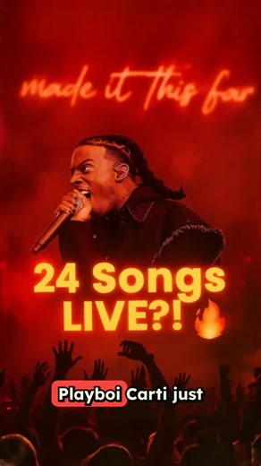 Playboi Carti just performed his most legendary leak 😳🔥 Fans lost it when he played ‘Made It This Far (24 Songs)’ live in Seattle — the emotional Carti we’ve all been waiting for. 💔👹 #PlayboiCarti #BABYBOI #AntagonistTour #MusicNews #HipHopCulture #CartiLeaks #WholeLottaRed #DieLit #ViralMoment #RapNews #TrendingNow