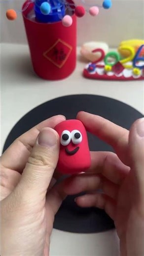 Let's make cute and festive clay firecrackers together. It's fun and easy to make. Try it with y