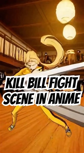 Kill Bill Fight Scene in Anime #killbill