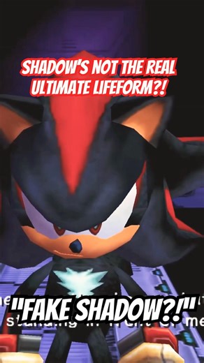 Shadow’s not the REAL Ultimate Lifeform!? #sonic #sonicthehedgehog #sonicadventure2