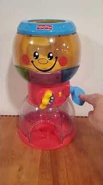 Toddler Toy Fisher Price Gumball Machine Roll Around Balls