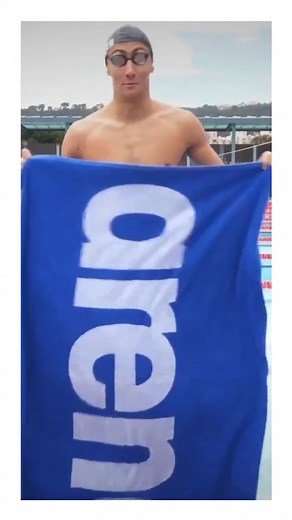 Towel Challenge Fun During Swimming Practice