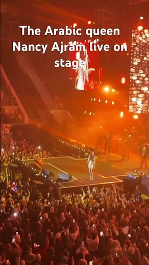 Arabic queen Nancy Ajram live on stage